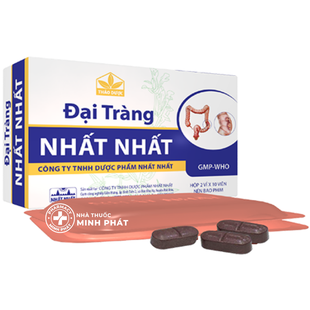 Đại Tràng Nhất Nhất Trị Viêm Đại Tràng, Tiêu Chảy, Rối Loạn Tiêu Hóa (Hộp 2 Vỉ X 10 Viên)